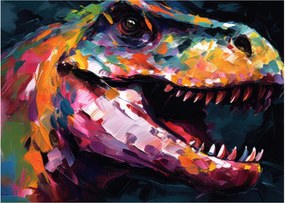 Obraz - Dinosaurus, maľba (70x50 cm)