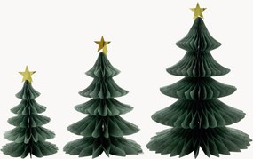 Ručne vyrobené vianočné ozdoby Tree, 3 ks