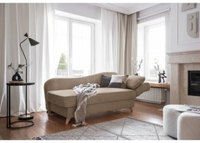 Taupe menčestrová leňoška (pravý roh) Chic Charlotte – Miuform