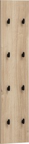 XXXLutz VEŠIAKOVÝ PANEL, dub artisan, 24,5/109/2,6 cm MID.YOU - Vešiakové steny - 000895012202