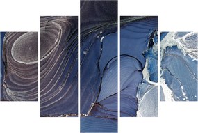 Obraz - Mramorovaný atrament (150x105 cm)