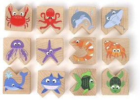 Milaniwood - Drevená balančná hra - morské zvieratká