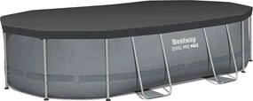 Bazén s oceľovým rámom Power 488x305x107, BESTWAY 7v1 + príslušenstvo