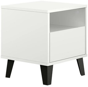 Nočný stolík BOGAN 1S, biely