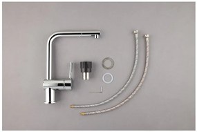 Livarno home Kuchynská batéria (hranatý tvar, chróm)  (100387686)