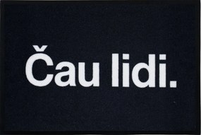 Mercury Flooring, Rohožka Čau lidi 40x60 cm - na von aj na doma, 40x60, čierna