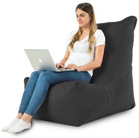 Moderné kreslo DISTINTO tmavo sivá