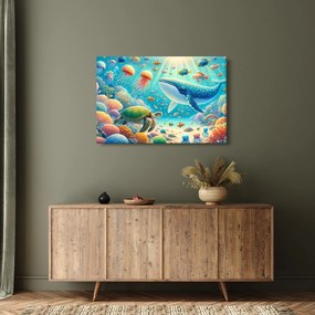 Obraz - Svet pod hladinou (90x60 cm)