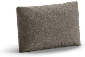 Sivý vankúš na gauč z textílie buklé Poppy – Micadoni