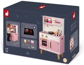 Janod - Drevená kuchynka s LED doskou CANDY CHIC