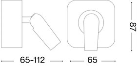 Ideal Lux - LED Nástenné bodové svietidlo BEAN LED/3W/230V CRI 90 lesklý chróm