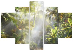 Obraz - Tropický dažďový prales (150x105 cm)
