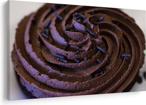 Obraz - Čokoládový Cupcake (90x60 cm)