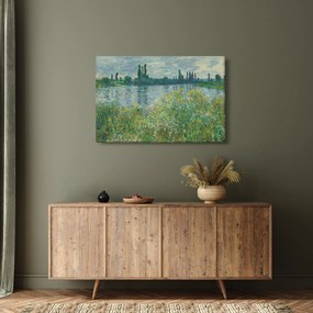 Obraz - Claude Monet, Banks of the Seine, reprodukcia (90x60 cm)