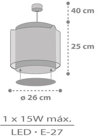 Dalber 76302 - Detský luster SNOOPY 1xE27/15W/230V biela/červená