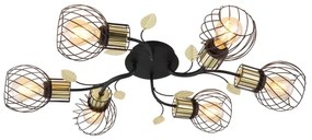 Globo 54113-6D - Prisadený luster LALLY 6xE27/40W/230V