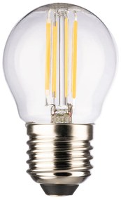 Kvapková LED žiarovka E27 4 W 2 700K filament číra