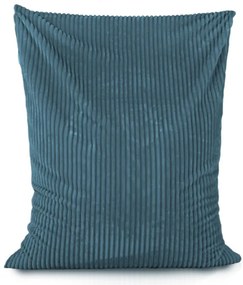 Vankúš na sedenie modrý stripe