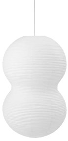 Závesné tienidlo Puff Twist – biele