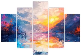 Obraz - Maľba krajiny (150x105 cm)