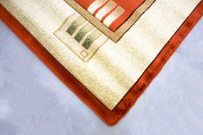 BE Koberec Adora 7052 TERRA – hnedý obdĺžnikový Rozmer: 120x180 cm