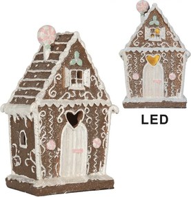 Perníková LED chalúpka Gingerbread Cotti - 14*9*21 cm
