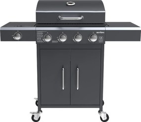 Plynový gril BestBerg BBBQ-28SB / 5 horákov / 14,4 kW / čierna