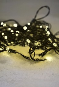 Vianočná vonkajšia LED reťaz 10 m - 100LED - teplá biela