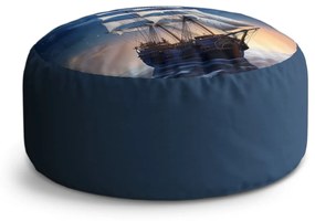 Sablio Taburet Circle Plachetnica medzi horami: 40x50 cm