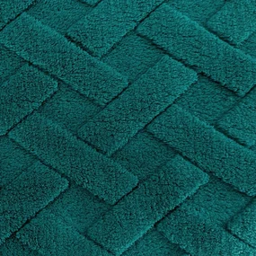 Dekorstudio Deka CARO s reliéfnym vzorom v tmavozelenej farbe Rozmer deky: 170x210cm
