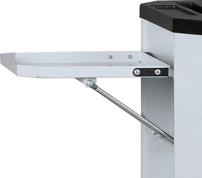 Pojazdný dielenský vozík na náradie G2, 5 zásuviek, modrá