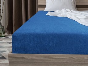 Froté plachta EXCLUSIVE tmavomodrá 200x220 cm