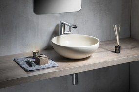 Sapho Sapho, ATTILA keramické umývadlo, priemer 43cm, slonová kost, DK005