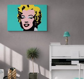 Obraz ikonická Marilyn Monroe v pop art dizajne - 60x40