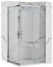 Sprchový kút Punto Rea K0863 80x80x190 chróm