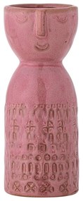 Ružová ručne vyrobená váza z kameniny (výška 14,5 cm) Embla – Bloomingville