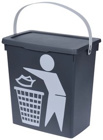 Odpadkový kôš Bio 12L sivý