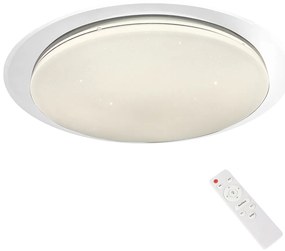 Stropné LED svietidlo Ontario, 1x LED 48w, 3000-6000k, w, s ovládačom