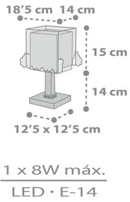Dalber 63531N - LED detská lampička TRAIN 1xG4/4W/230V pestrofarebná