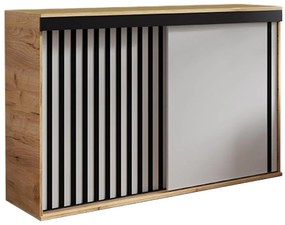 Komoda Malani 120 craft+biela+čierna