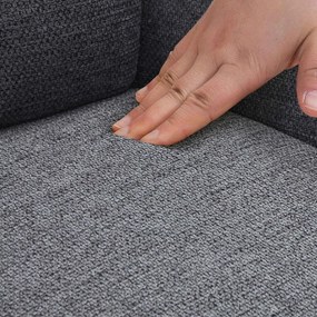 Jedálenská stolička Pickett - látka - tmavošedá