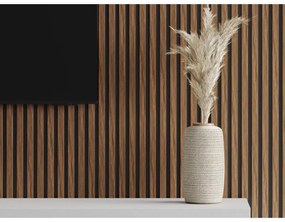 Mexen Lam-B, akustické stenové lamely 275 × 30 cm, HDF doska 4 mm, technická dyha, mahagón rubínový, S100-275307-3015-013