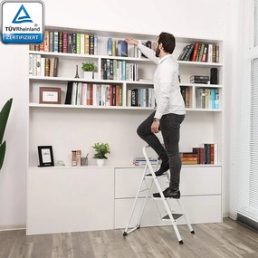 Oceľový rebrík - 3 schodíky