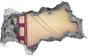 Fototapeta diera na stenu 3D Bridge v san franciscu nd-b-85695619
