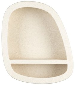 Krémová poschodová polica 23 cm Veda – Dutchbone
