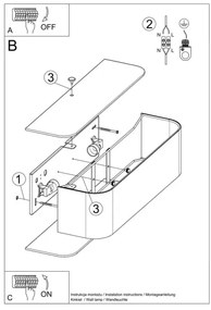 Sollux SL.0777 - Nástenné svietidlo LOKKO 2xE14/60W/230V biela