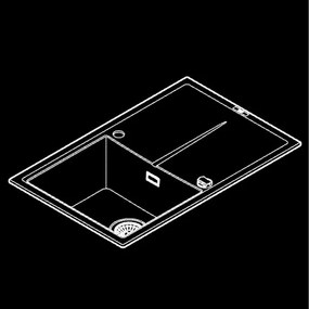 GROHE 31639AP0 - Drez K400 780 × 500 mm kameň/čierna