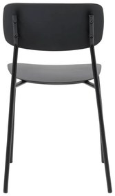 Čierne jedálenské stoličky v súprave 2 ks Kirkland – Unique Furniture