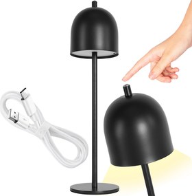 Toolight Toolight, bezdrôtová nočná USB lampa APP1358-T, čierna matná, OSW-08621
