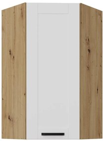 Skrinka do kuchyne Luna biely matná/artisan 60x60 GN-108 1F (45°)